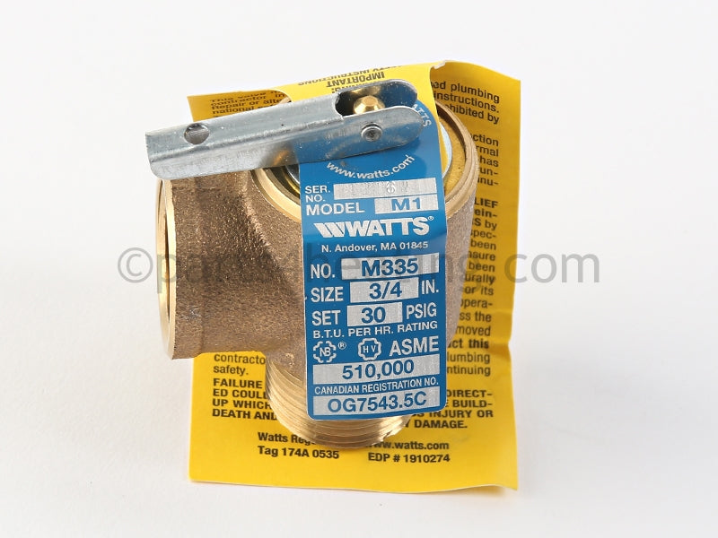 Embassy Industries Asme Safety Relief Valve - Part Number: 61205010