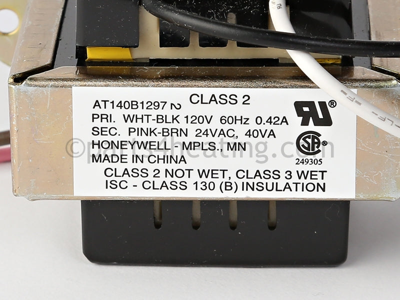 Slant/Fin Bobcat Honeywell At140B1297, 24V Transformer - Part Number 660528000