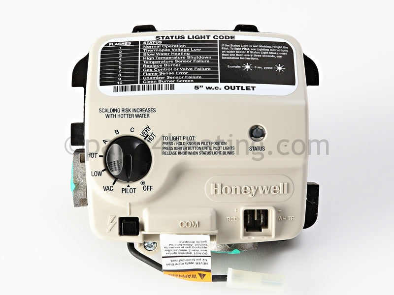 A.O. Smith GAS CONTROL VALVE,NATURAL - Part Number 6911128