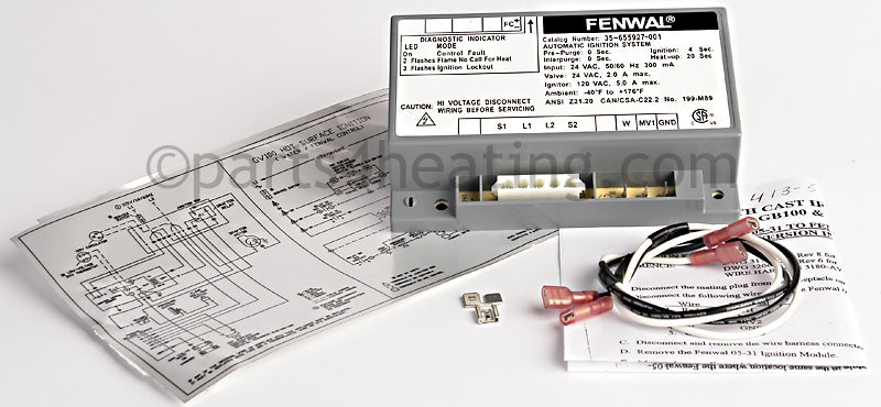 Fenwal Controls Inc. Smith Fenwal Ignition Control Board kit - Part Number 72850