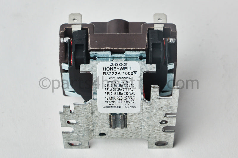 Burnham Relay Spst - Steam And Gravity Only Water Only Honeywell R8222K1000 - Part Number: 80160127