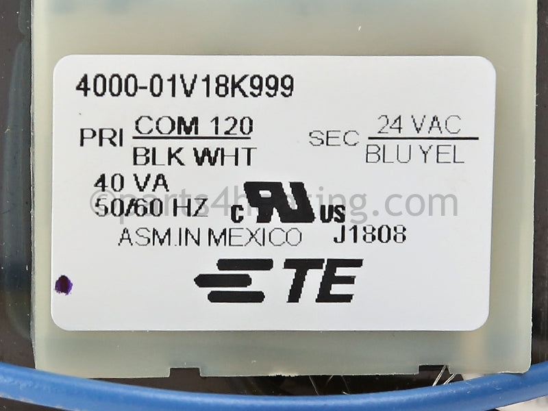 Nti Transformer 24V, 40Va Lx150, Lx150E, Lx200, Lx300, Lx400, M100(V), T150, T200, Tft60, Tft85, Tft110, - Part Number: 82457