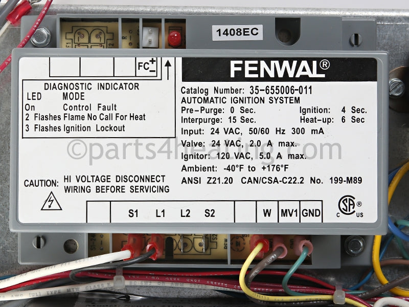 Nti Control Panel &amp; Harness Less Sentry &amp; Fenwal Ti100-150 Ti100, Ti150 - Part Number: 82754-3