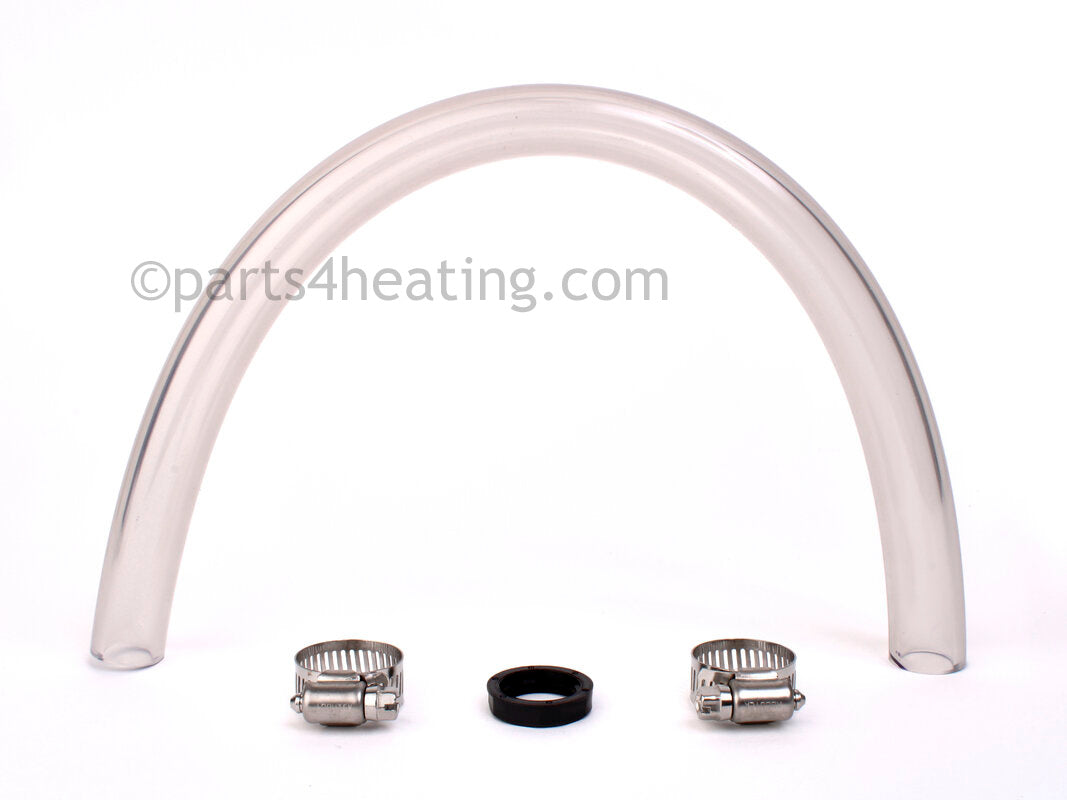 Nti Condensate Drain Tube, 17 In., C/W Retaining Nut &amp; Gear Clamps (All Tx Models) Tx51, Tx81, Tx101, Tx - Part Number: 83044-1
