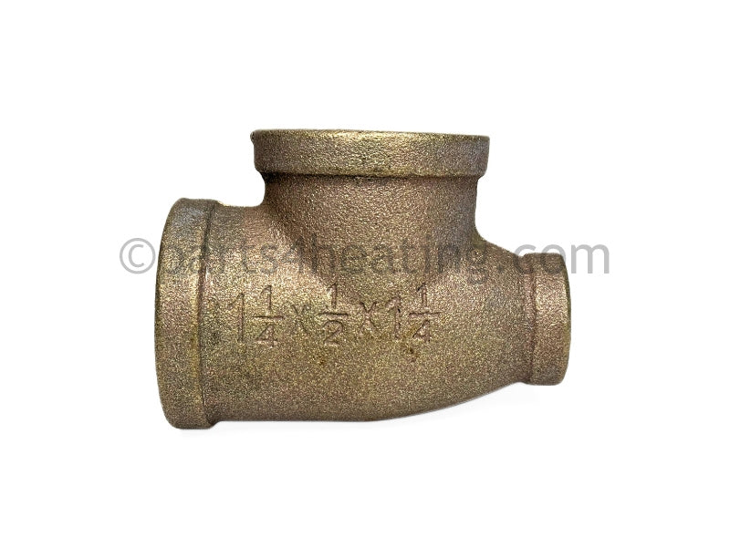 NTI  84467   Brass Tee, 1-1/4 in. x 1/2 in. x 1-1/4 in. Tft155-250 Tft155, Tft175, Tft200, Tft201, Tft250, Tft285