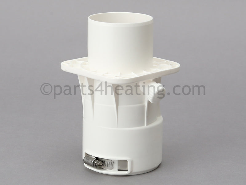 NTI  85132   Flue Outlet Adapter, PP 3 in. Tft154, VM110, VM110P, VM153, VM153P, (Tx51, Tx81, Tx101, Tx151, Tx151