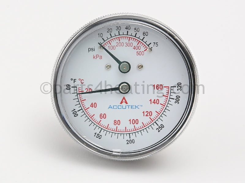 Nti Pressure &amp; Temperature Gauge Lx150, Lx150E, Lx200, Lx300, Lx400, Lx500, Lx600, Lx700, Lx800, Tft60, - Part Number: 85295