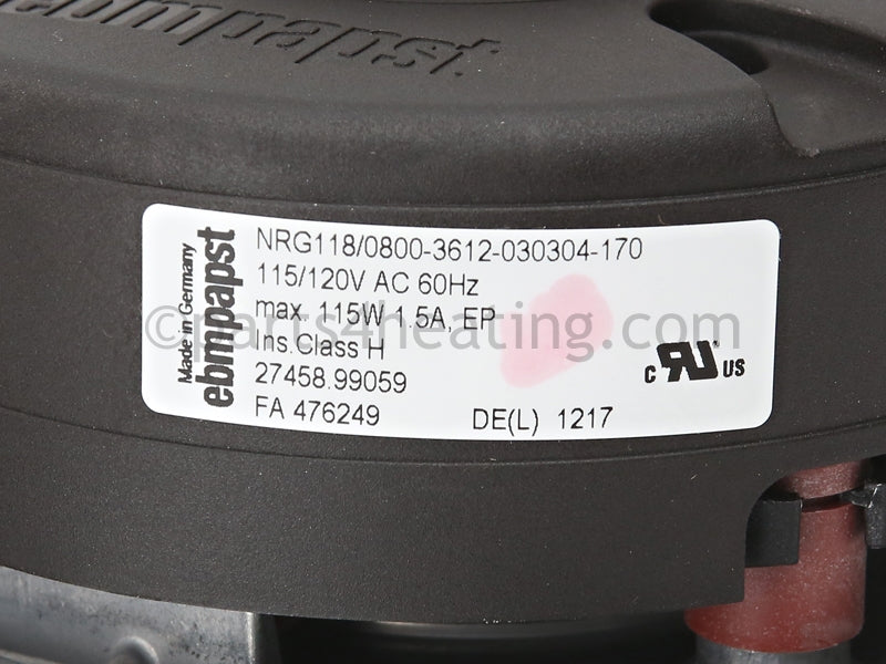 Nti Blower, Nrg118?304 Tft154, Tft201 - Part Number: 85987