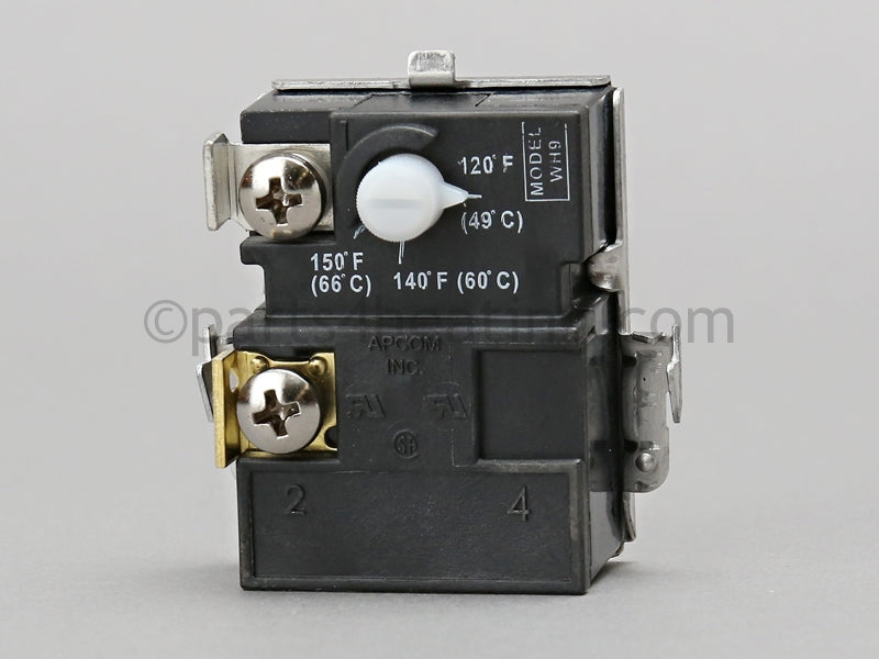 A.O. Smith Thermostat,W/Cover,Wh9,Lower,10 - Part Number: 9000507045