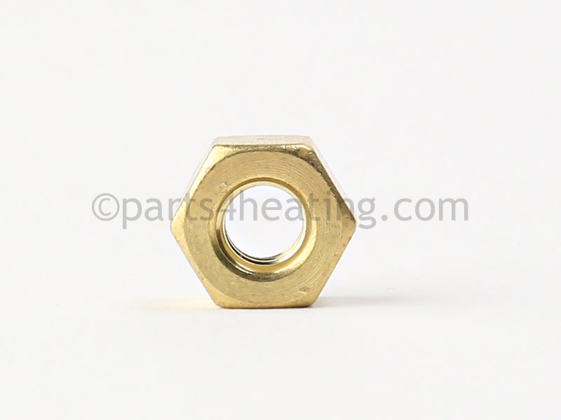 Crown 1/4-20 Hex Nut (Brass) - Part Number: 900124