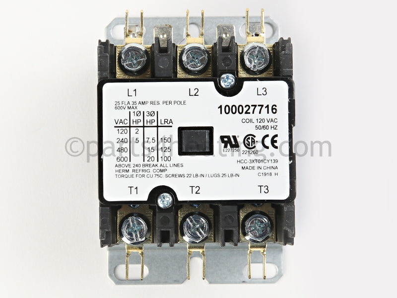 A.O. Smith Commercial Contactor - Part Number: 9005013205