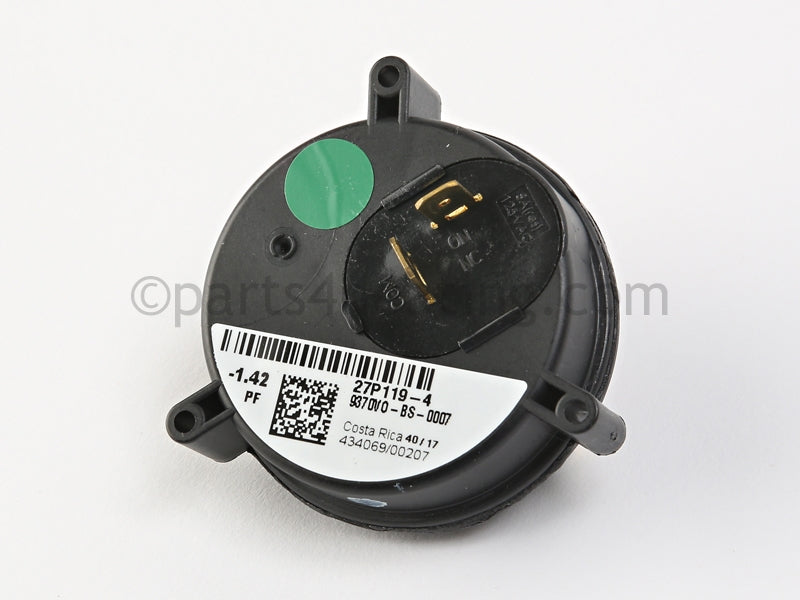 A.O. Smith Switch,Air Pressure,1.42 In. - Part Number: 9006017015