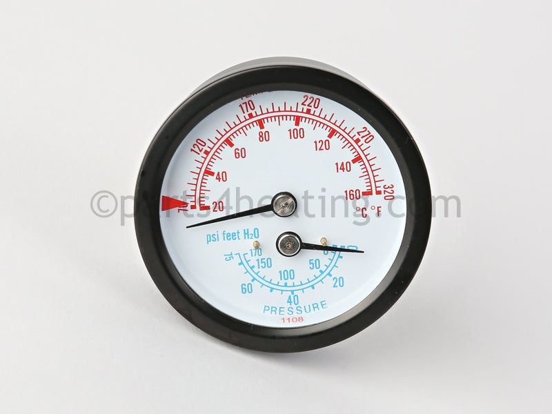 Crown Temp/Pres.Gauge 3.5 In. (Res.) - Part Number: 95-067