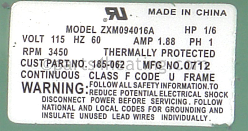 Laars Heating Systems Ph 0325 Ph 0400 Ph 0400**22 Lonox Pnch 0300 Pnch 0400 1/6 Hp Pump Grundfos, Ph Only, 325-400 - Part Number A0076800