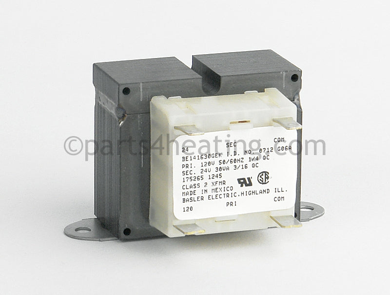 Reznor Control Transformer 115 V - Part Number BE141630GEK
