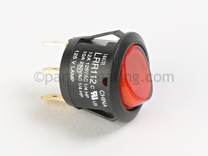 Laars Heating Systems Switch, Rocker, 120V, Amber - Part Number: E2335000