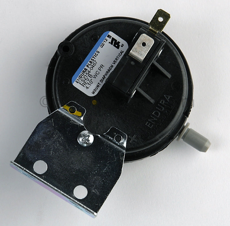 Lochinvar Endura Plastics Pressure Switch, 4.10 in. WCPR Mount Diaphragm Verical - Part Number ES21540467