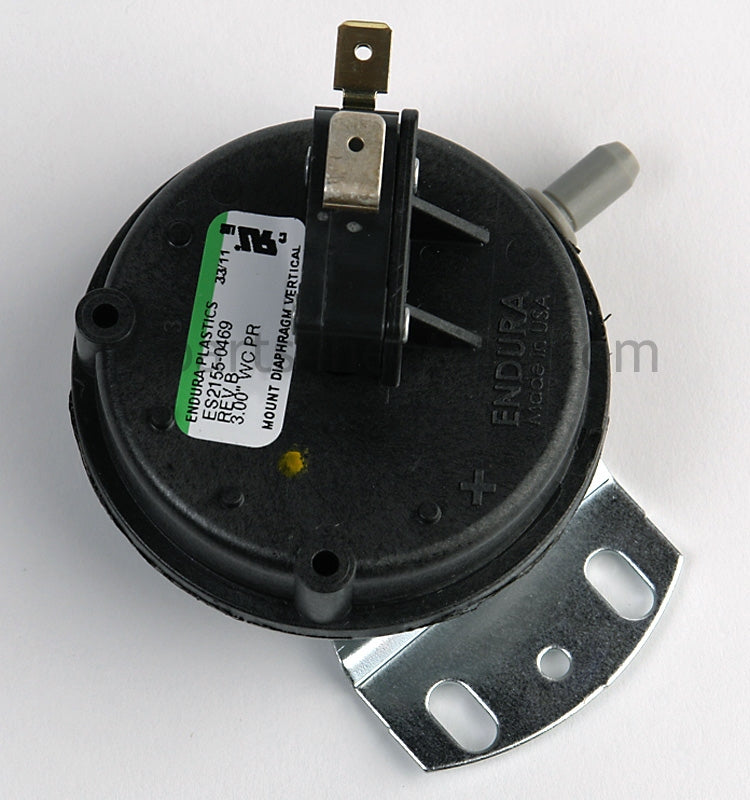 Endura Plastics Pressure Switch 3.00 In. Wcpr Mount Diaphragm Vertical - Part Number: ES21550469