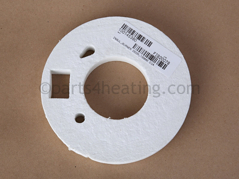 Lochinvar Burner Plate, Insulation, Door, Wh55 &amp; 85 - Part Number: FIB20078 , 100145380