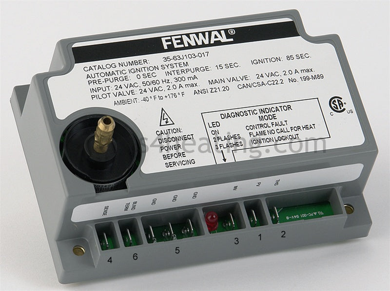 Johnson Controls Ignition Control Module, Fenwal Direct Replacement - Part Number: G775RGA-3