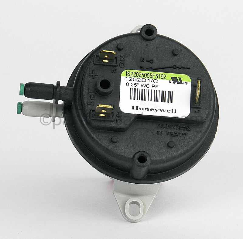 Honeywell Pressure Switch - Part Number IS22025055F5192