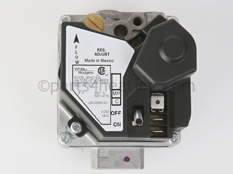 Sterling Btu/Tf 300-400 Gas Valve- 1 Stg Ng - Part Number: J28R06893-001