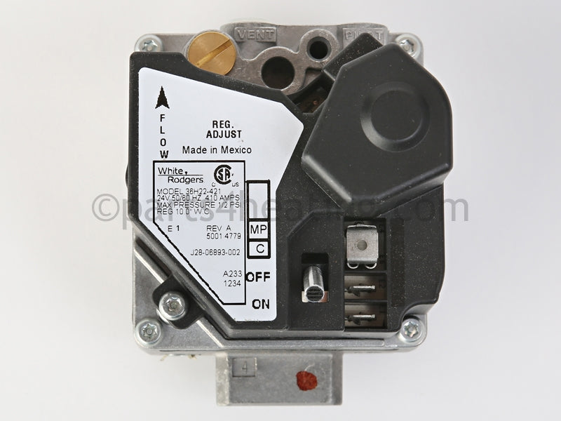 Sterling Btu/Tf 300-400 Gas Valve- 1 Stg Propane - Part Number: J28R06893-002