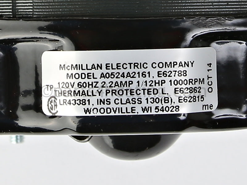Sterling Brt/Gg 75 Fan Motor - Part Number: 11J31R01872