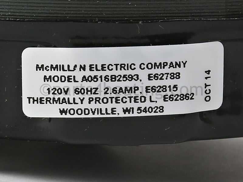 Sterling Brt/Gg 60 Fan Motor - Part Number: J31R04091