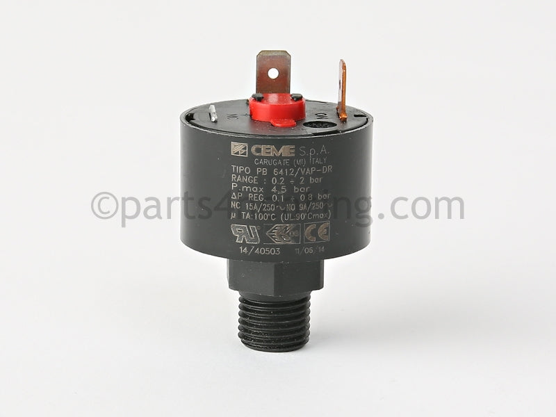 Laars Heating Systems Water Pressure Switch, Mascot Ii - Part Number: P2074600