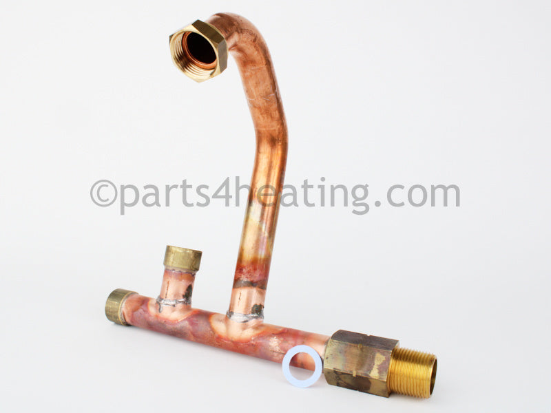 Triangle Tube Boiler Piping - Return Assembly (60/110) - Part Number: PSRKIT06