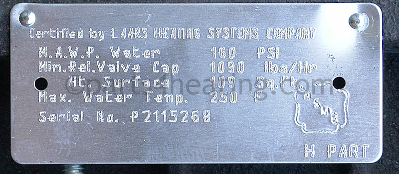 Laars Heating Systems Tube Assembly, Copper, Heat Exchanger, 1000 - Part Number: R2014903