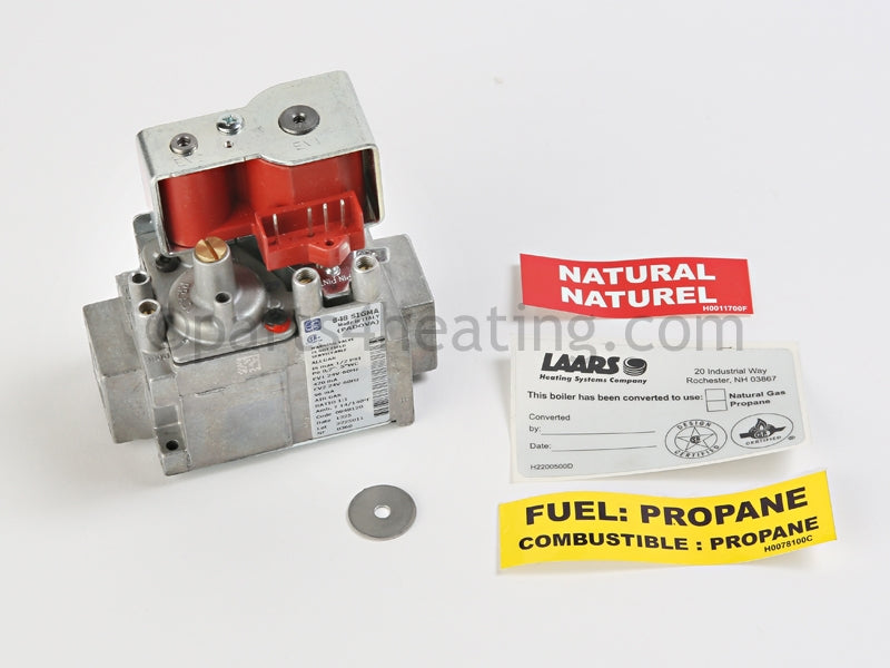 Laars Heating Systems Gas Valve With Propane Conversion Orifice Assy - Part Number: R2075501