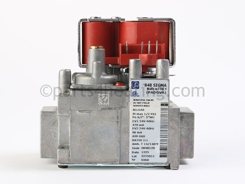 Laars Heating Systems Gas Valve With Propane Conversion Orifice Assy - Part Number: R2075501