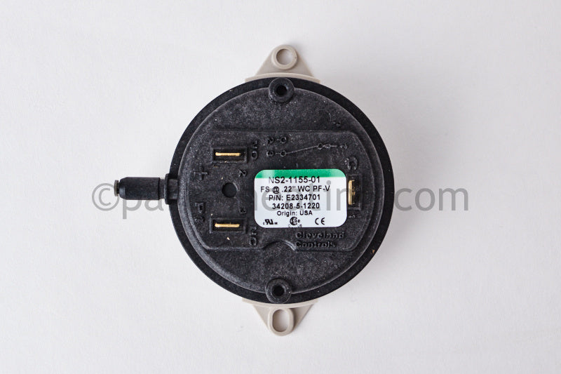 Laars Heating Systems Air Pressure Switch - Part Number: RE2334701