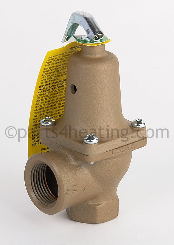 Lochinvar Valve, Pressure Relief, 3/4 In., 50#, Pb2001 - Part Number: RLV2001 , 100167387