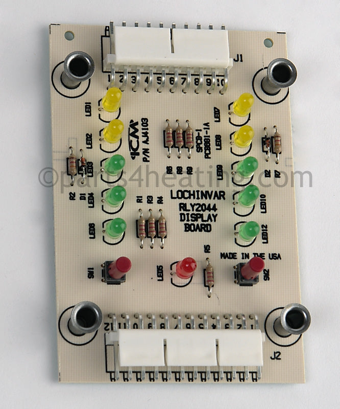 Lochinvar Display Board, All - Part Number: RLY2044 , 100167655