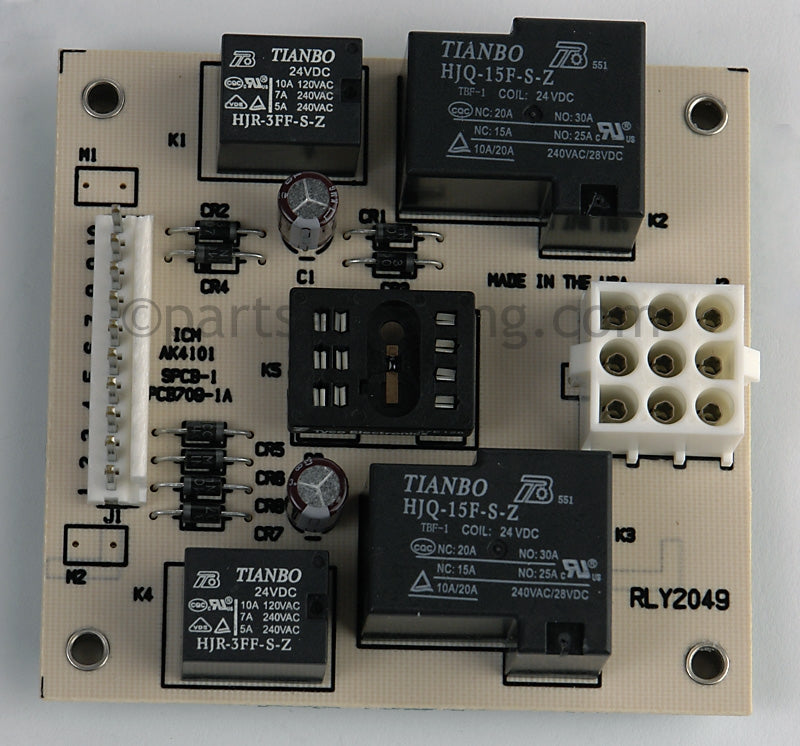 Lochinvar Relay Board - Part Number: RLY2049 , 100167657