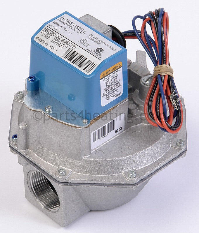 Laars Heating Systems Gas Valve, Combination/Operating, 1-1/4 In. On/Off And 2-Stage, Natural Gas, Previous Part #V0051300 - Part Number: RV0051300