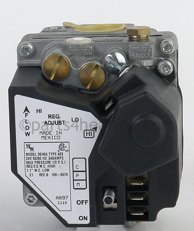 Laars Heating Systems Gas Valve, Combination/Operating, 3/4 In., Used On 4-Stage, Lp, 500-850 - Part Number: RV2017700