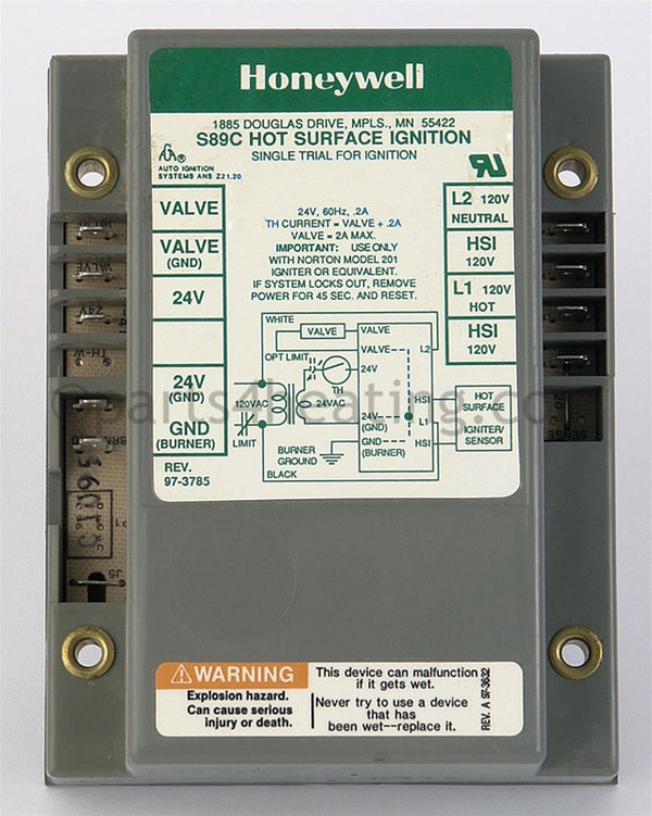 Heatmaker Ignition Control - Part Number: S89C1095 ...