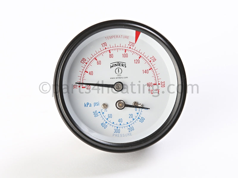 Winters Temperature &amp; Pressure Gauge - Part Number: T0715