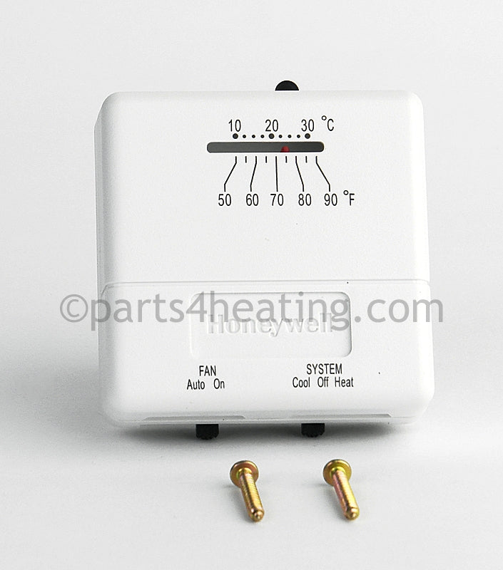 Honeywell Cl1 1-Stg Heating/Cooling Stat W/Fan Sw - Part Number: T812C1000