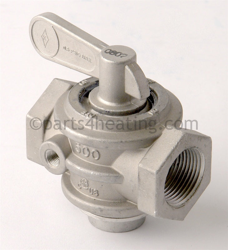 Laars Heating Systems Gas Valve, Manual, 1 In., Natural Gas 500-715, Lp 1010-1200 - Part Number: V0004200