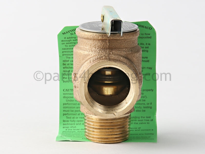 Utica 10407 30 Psi Pressure Relief Valve 34M X 34F  Asme - Part Number: VR-001.01