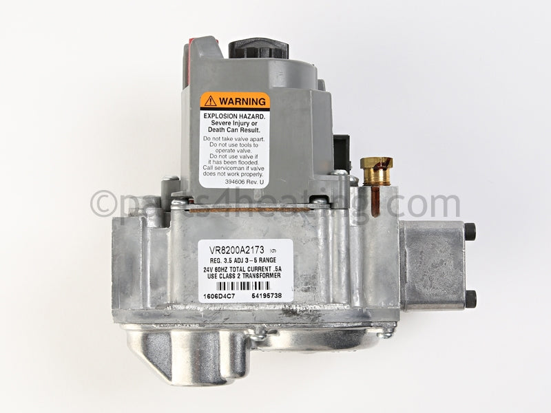 Honeywell Gas Valve Ng &amp; (Lp 3 - 10 Sec.) - Part Number: VR8200A2173