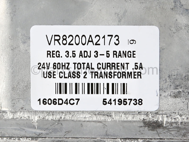 Honeywell Gas Valve Ng &amp; (Lp 3 - 10 Sec.) - Part Number: VR8200A2173